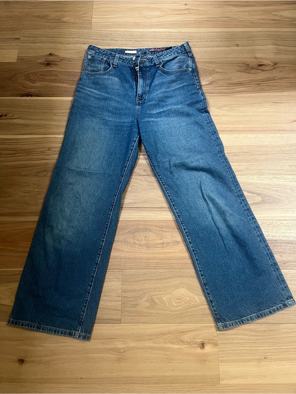 Pilcro Wide-Leg Women’s Jeans in Blue